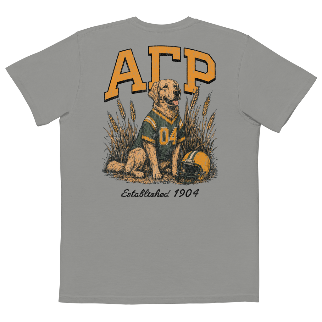 Alpha Gamma Rho Tailgating Dog T-Shirt