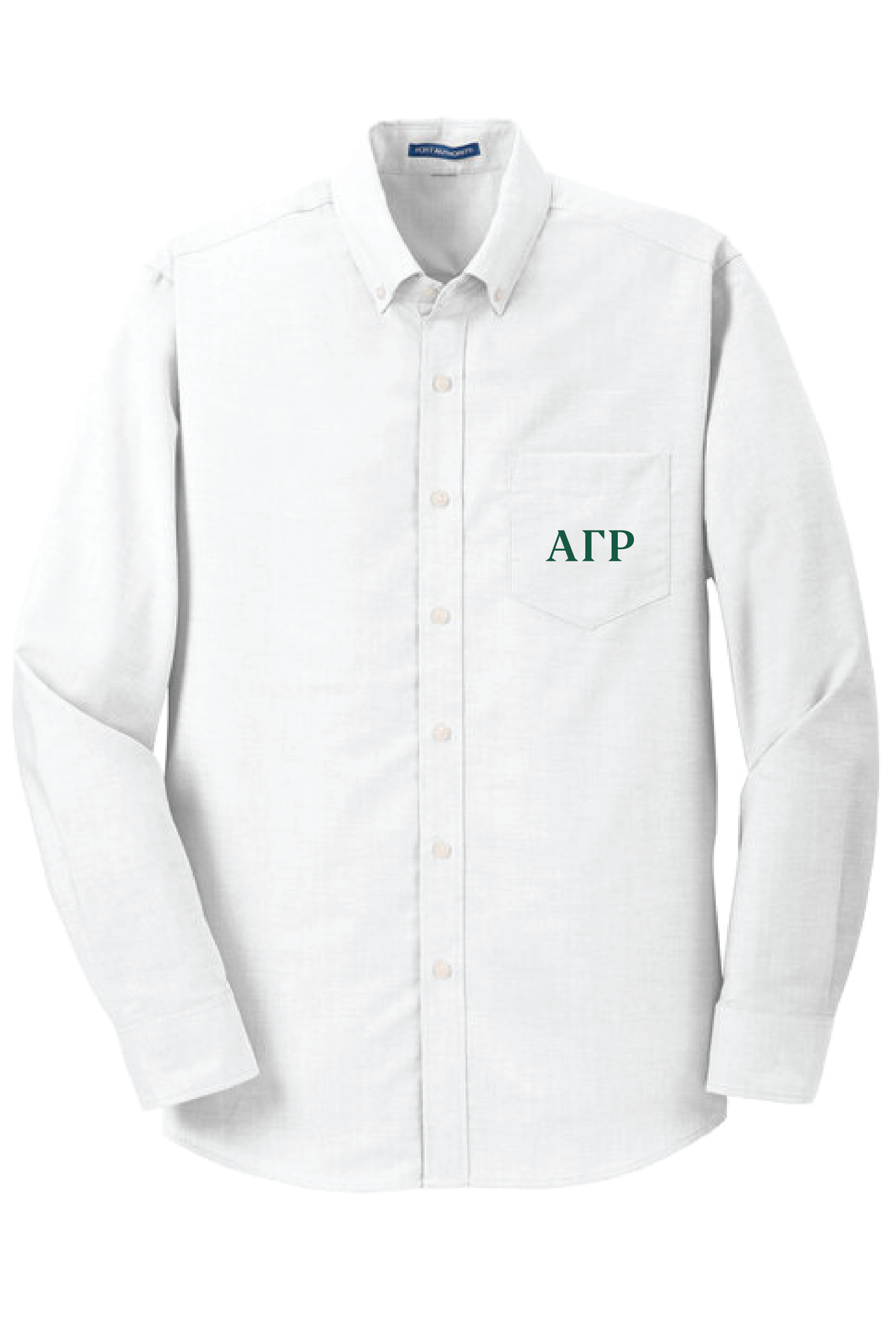 Alpha Gamma Rho Letters SuperPro™ Oxford Shirt