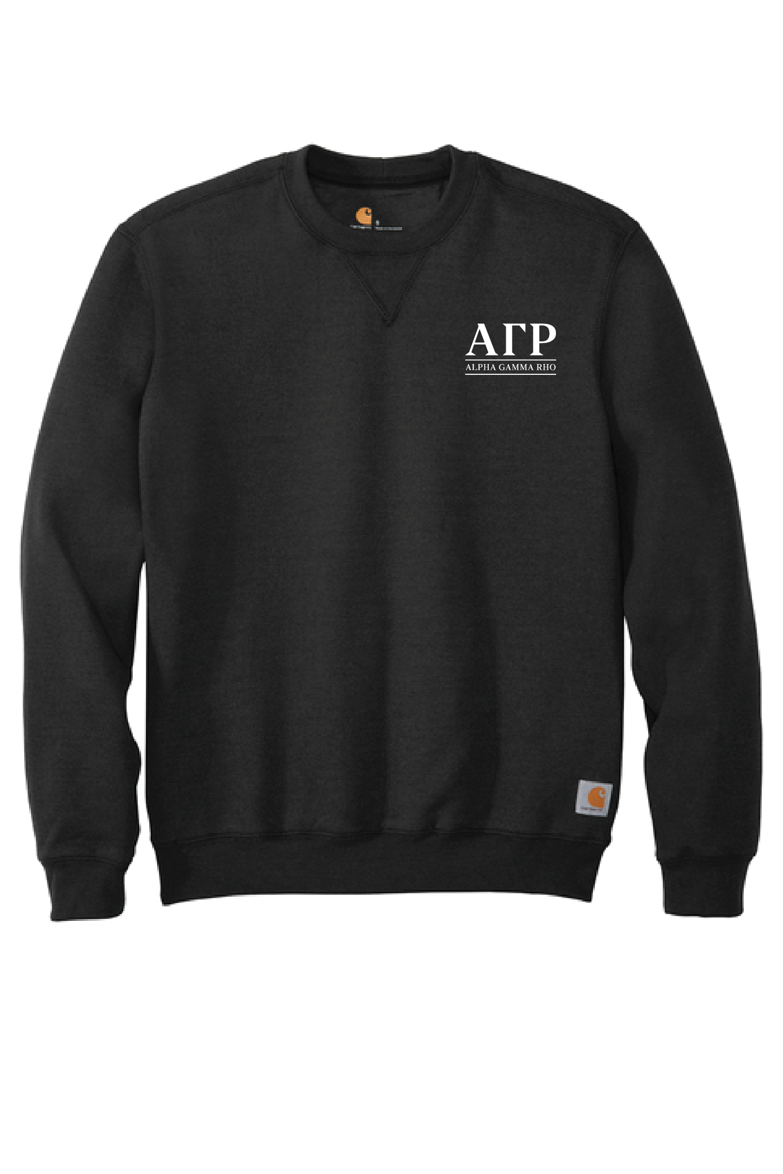Alpha Gamma Rho Signature Letters Carhartt Crewneck