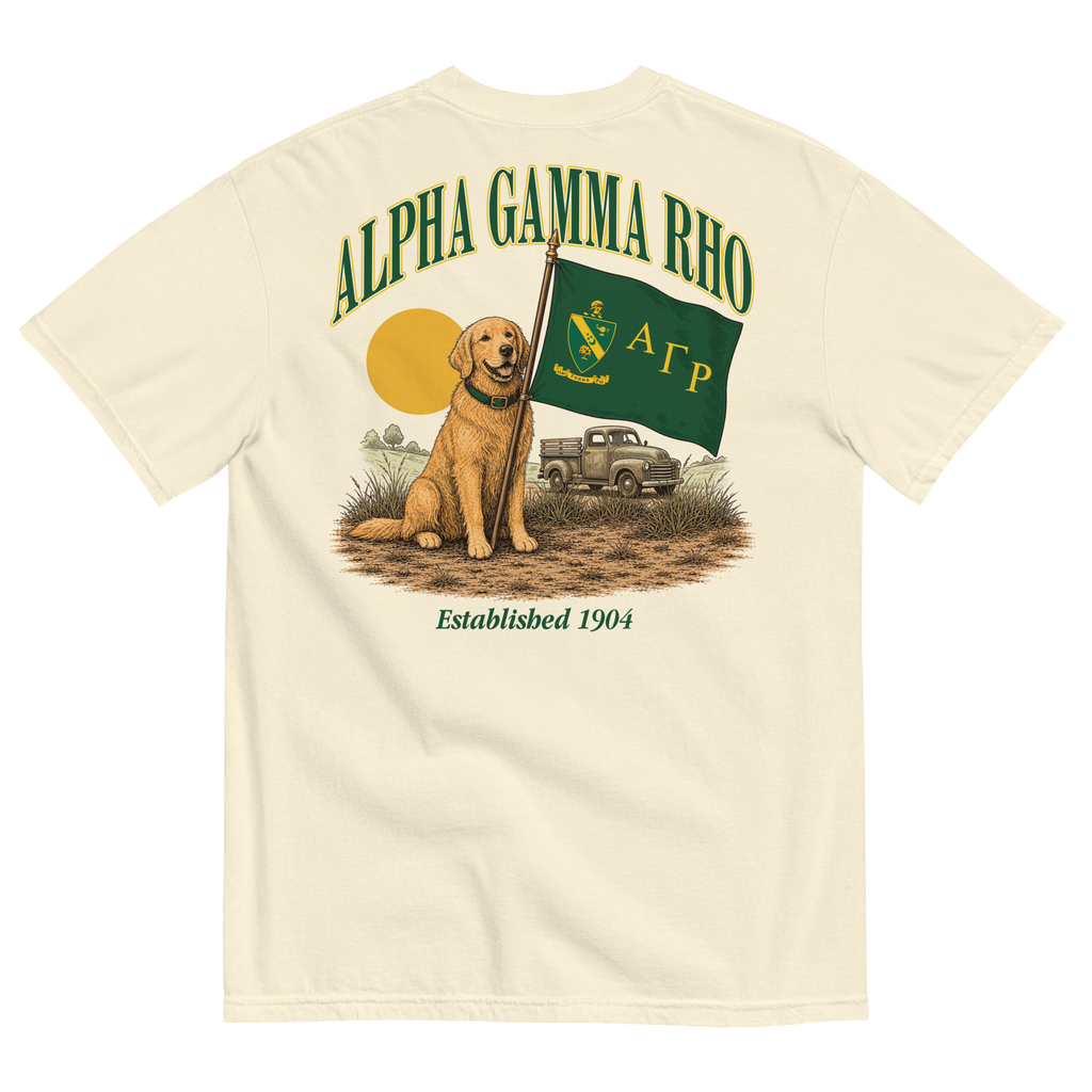 Alpha Gamma Rho Fraternity Dog T-shirt