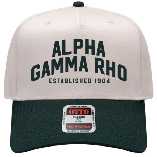 Alpha Gamma Rho Two Tone Classic Hat